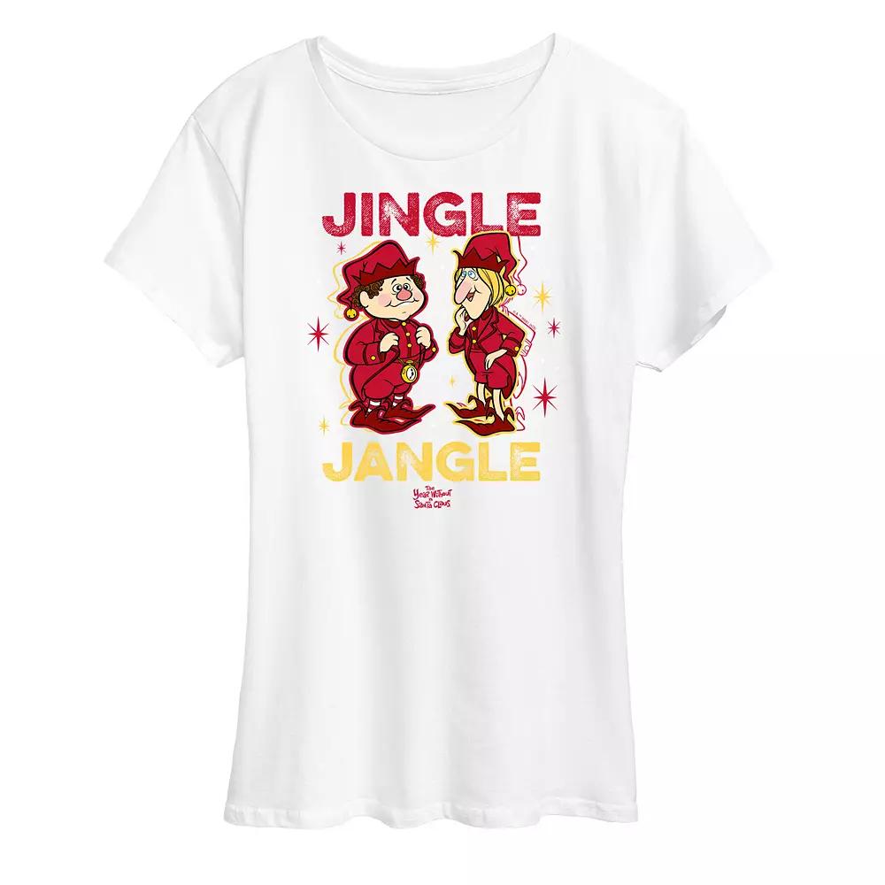 Women's The Year Without Santa Claus Jingle Jangle Graphic Tee, Girl's,  Product Image