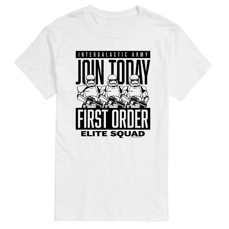 Mens Star Wars Join Today First Order Graphic Tee Product Image