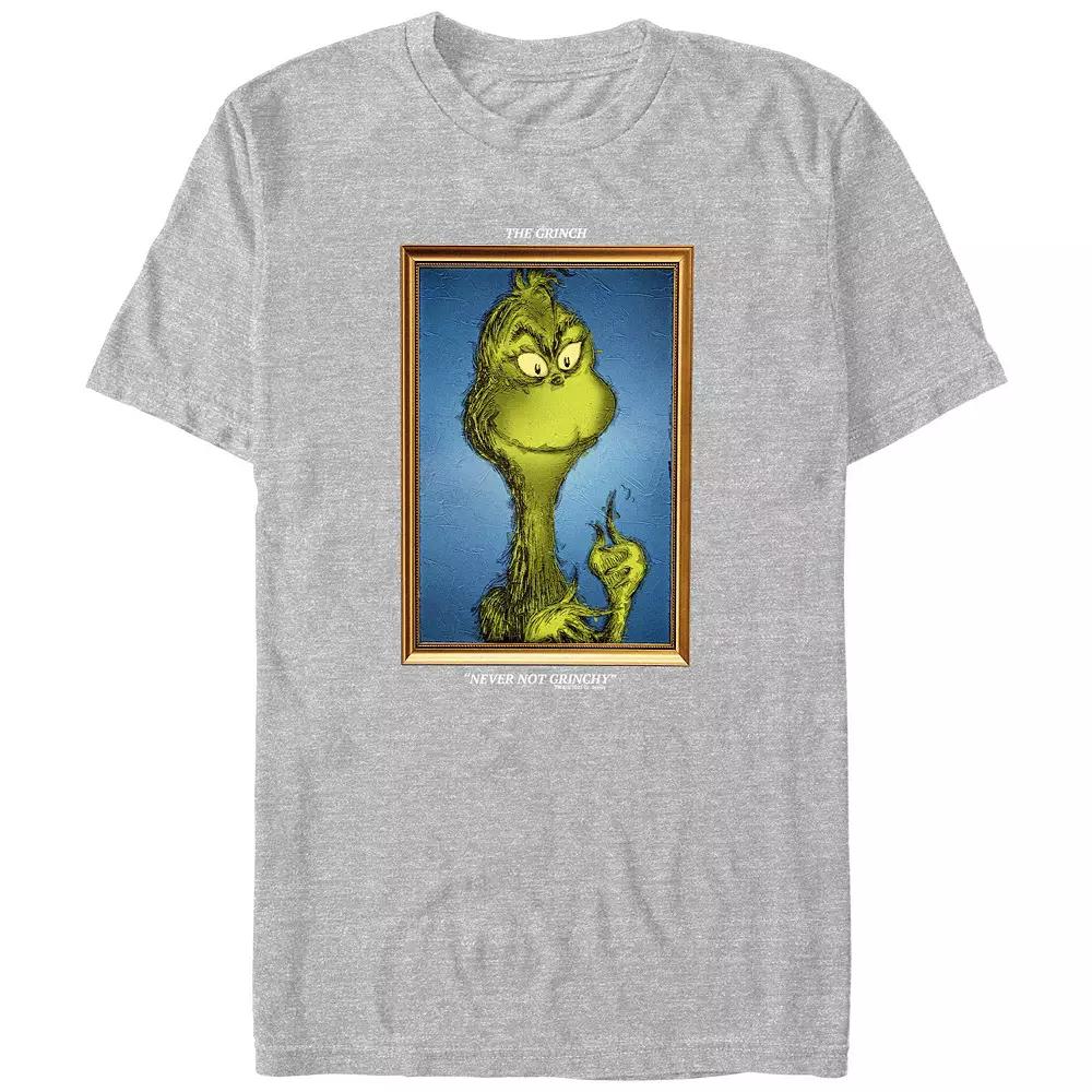 Big & Tall Dr. Seuss Grinch Portrait Never Not Grinchy Graphic Tee, Men's,  Product Image