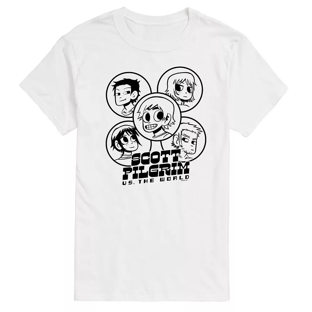 Men's Scott Pilgrim Vs The World Characters Graphic Tee,  Product Image