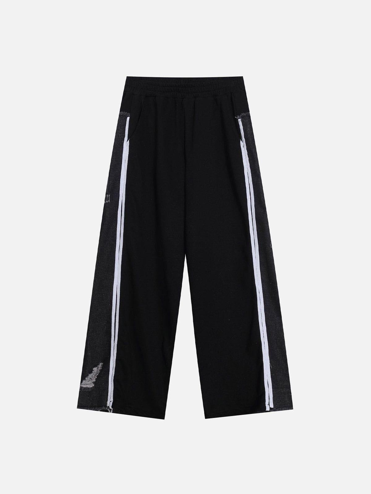 Aelfric Eden Denim Patchwork Sweatpants Product Image