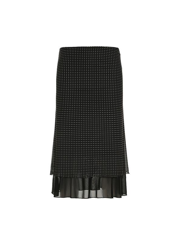 Printed Slim Straight Maxi Skirt Product Image