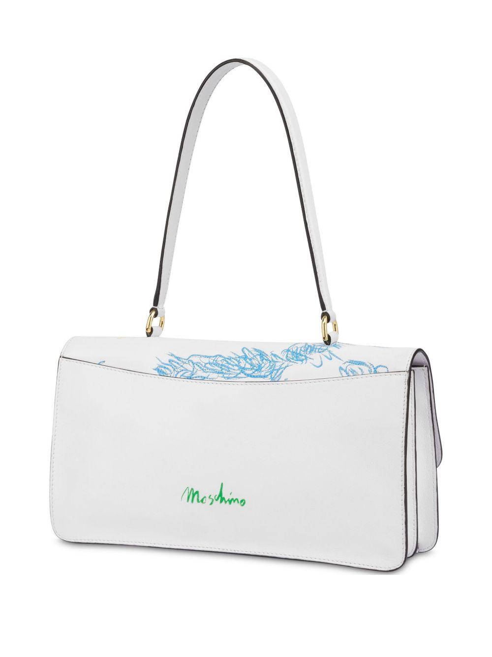 sketch-print shoulder bag Product Image