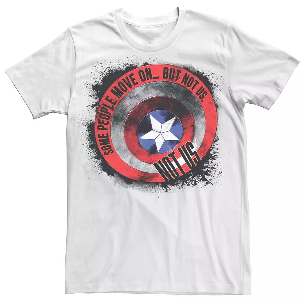 Men's Marvel "Avengers: Endgame" Captain America Shield Not Us Tee,  Product Image