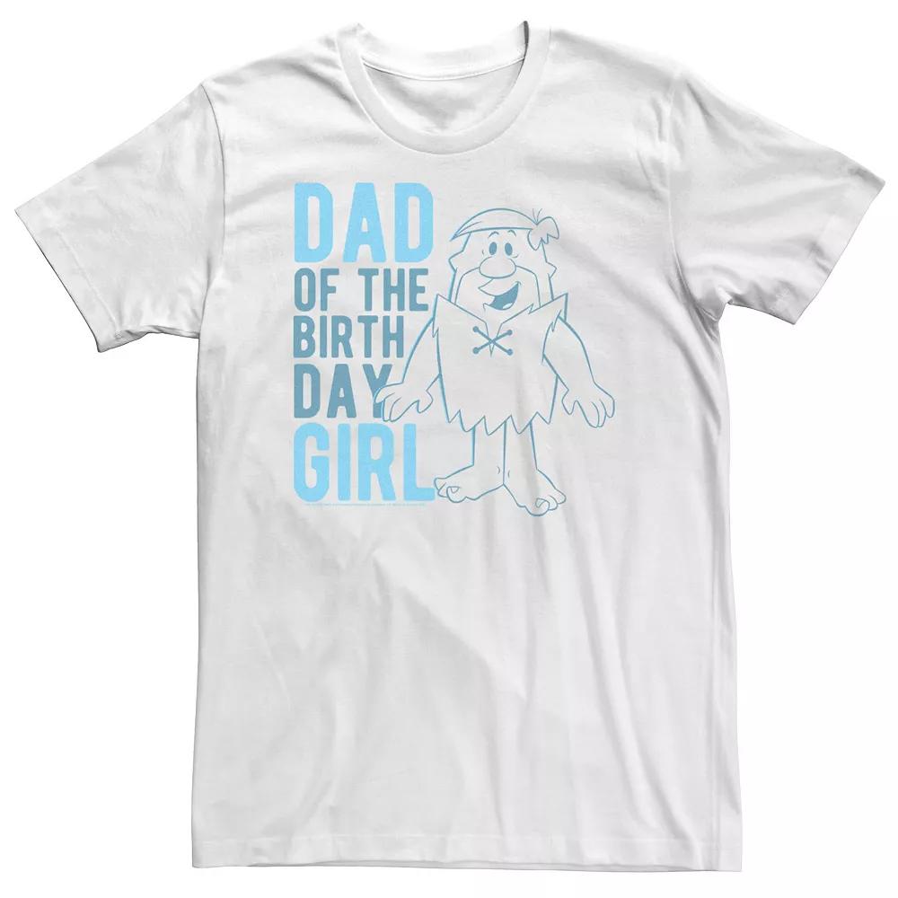 Big & Tall The Flintstones Barney Dad Of the Birthday Girl Tee, Men's,  Product Image