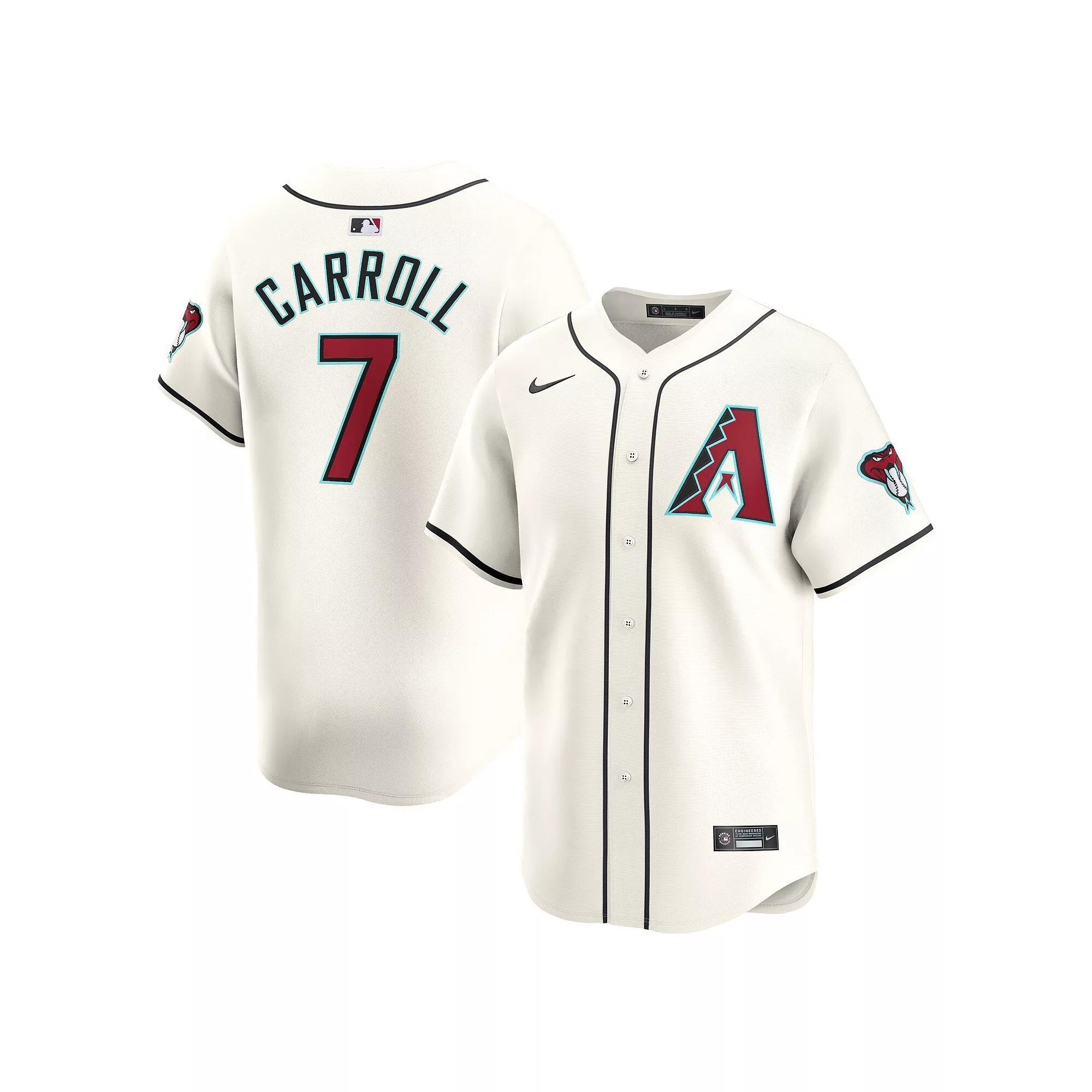 Men's Nike Corbin Carroll White Arizona Diamondbacks Home Limited Player Jersey,  Product Image