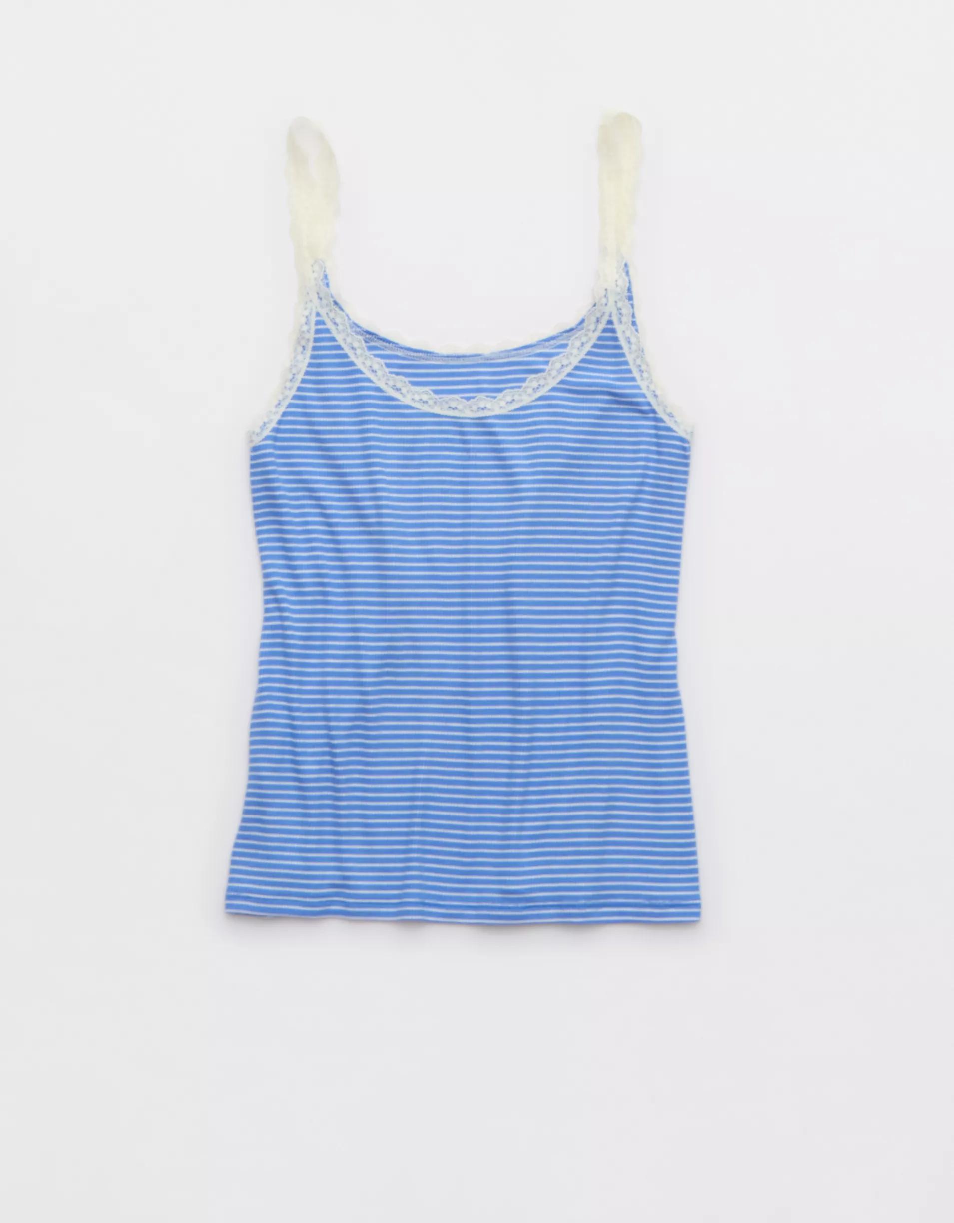 Aerie Real Soft® Lace Trim Tank Product Image