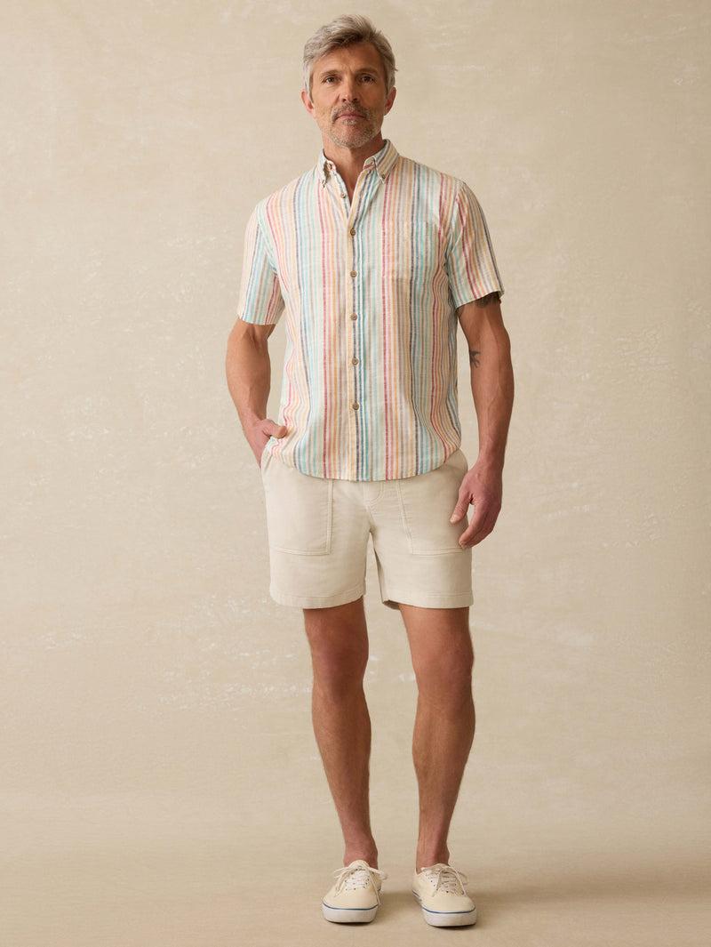 Short-Sleeve Breeze Shirt - Bay Reef Stripe Product Image