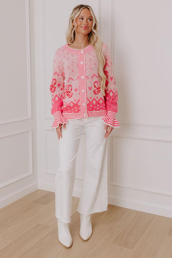 Coquette Charm Knit Sweater Product Image