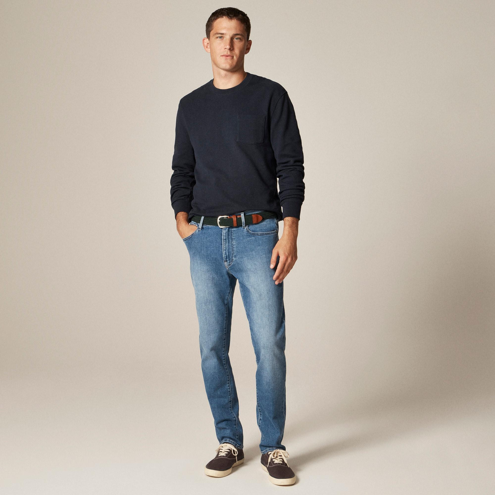 1040 Athletic Tapered-fit stretch jean in medium wash Product Image