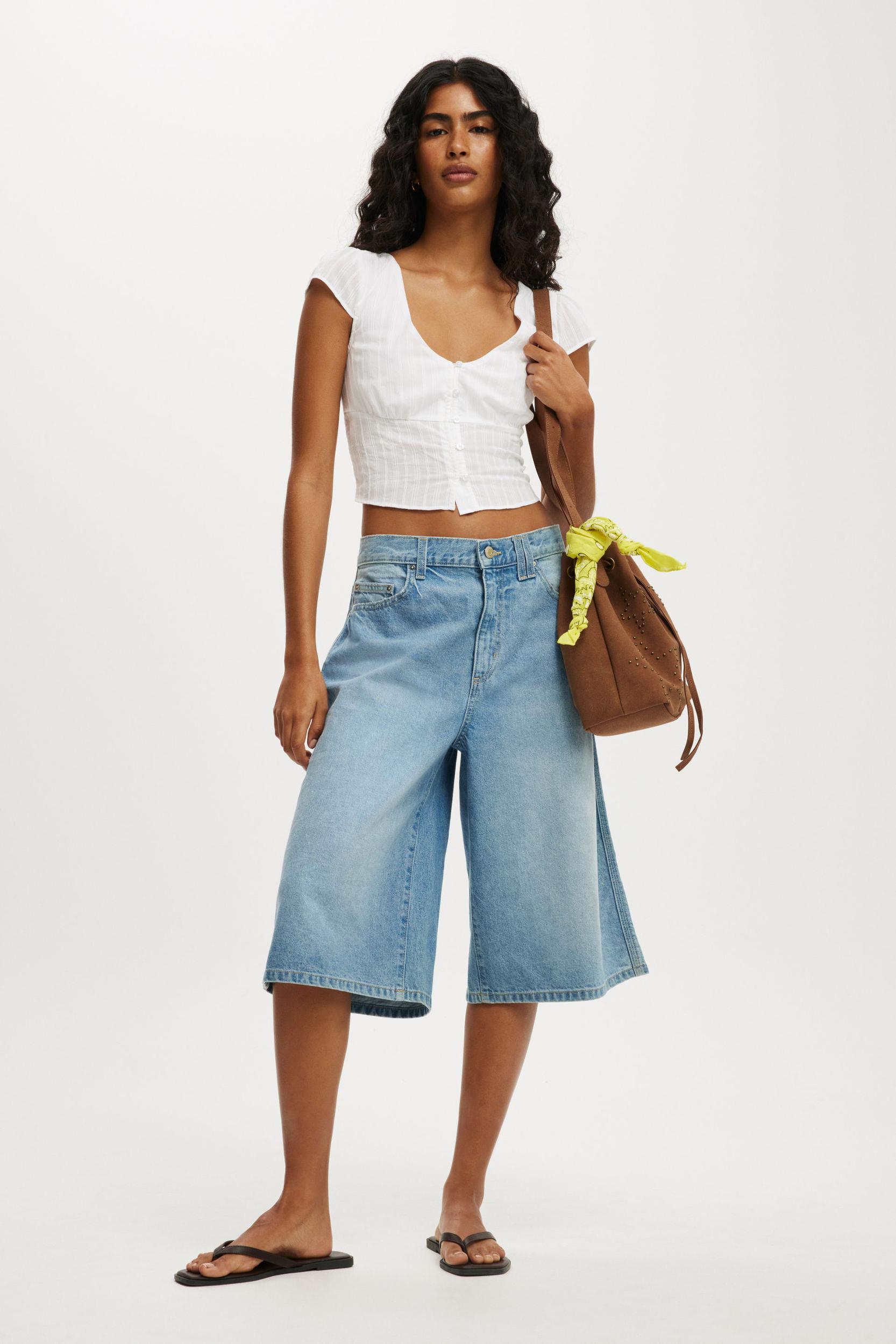 Cap Sleeve Button Through Shirt Product Image