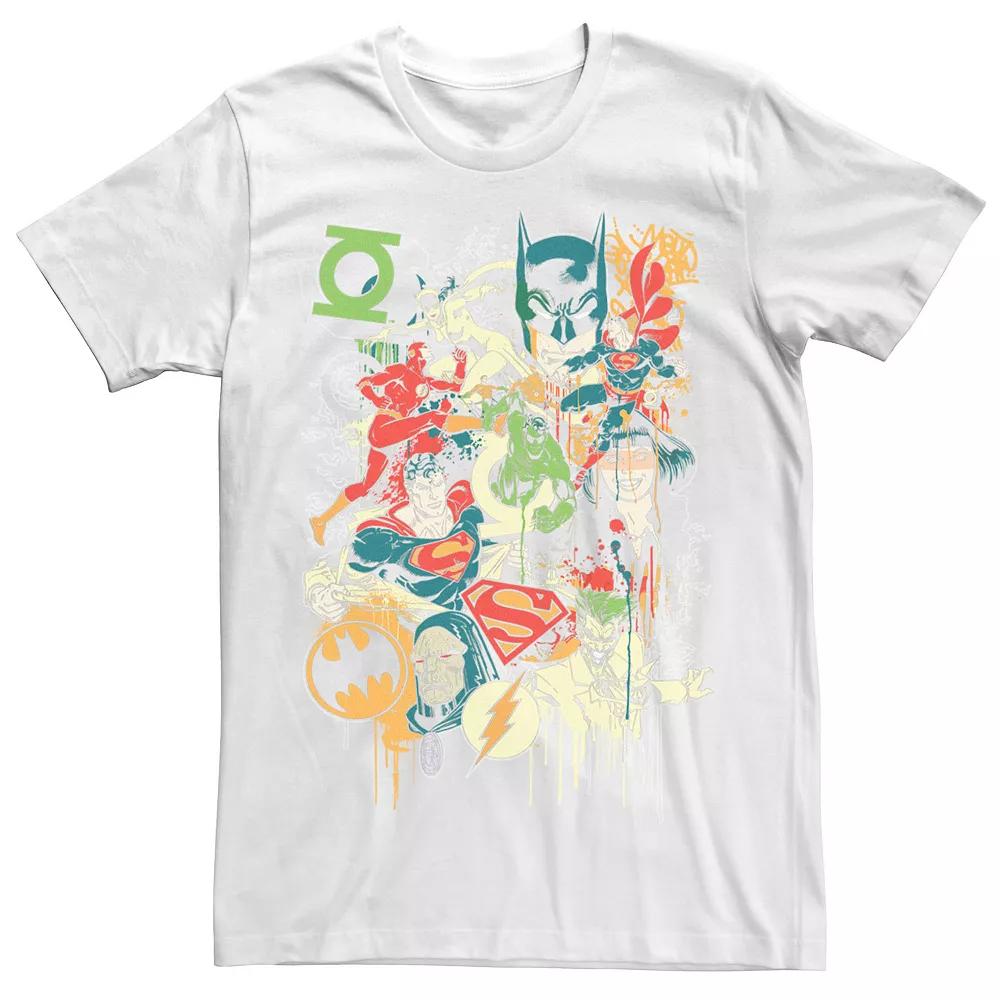 Men's Justice League JLA Collage Group Shot Tee,  Product Image