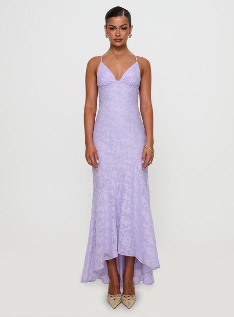 Cyrene Maxi Dress Lilac Product Image