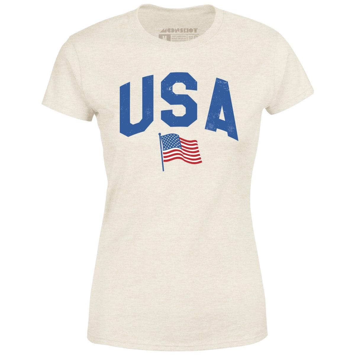 USA Flag - Women's T-Shirt Female Product Image