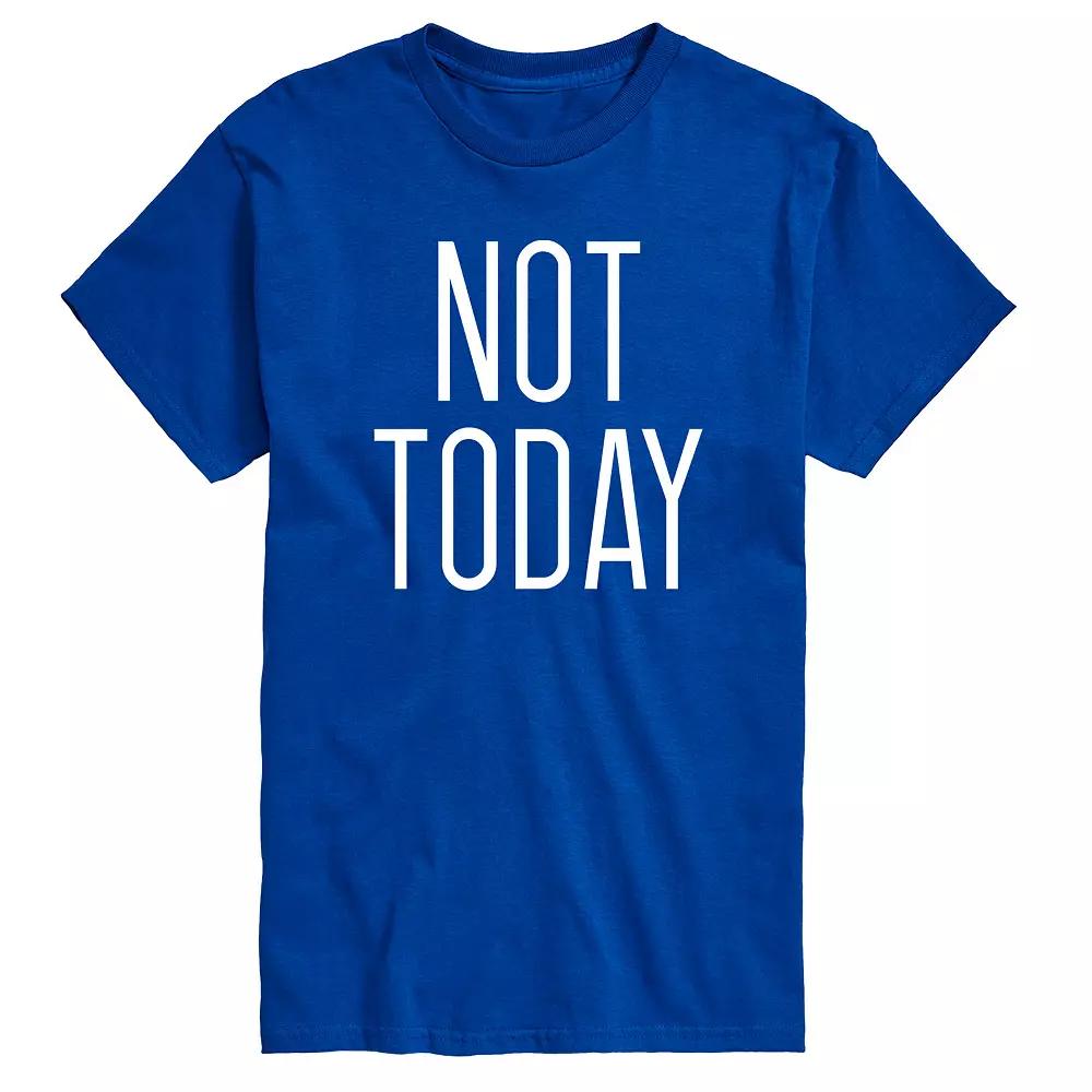 Big & Tall Not Today Graphic Tee, Men's,  Product Image