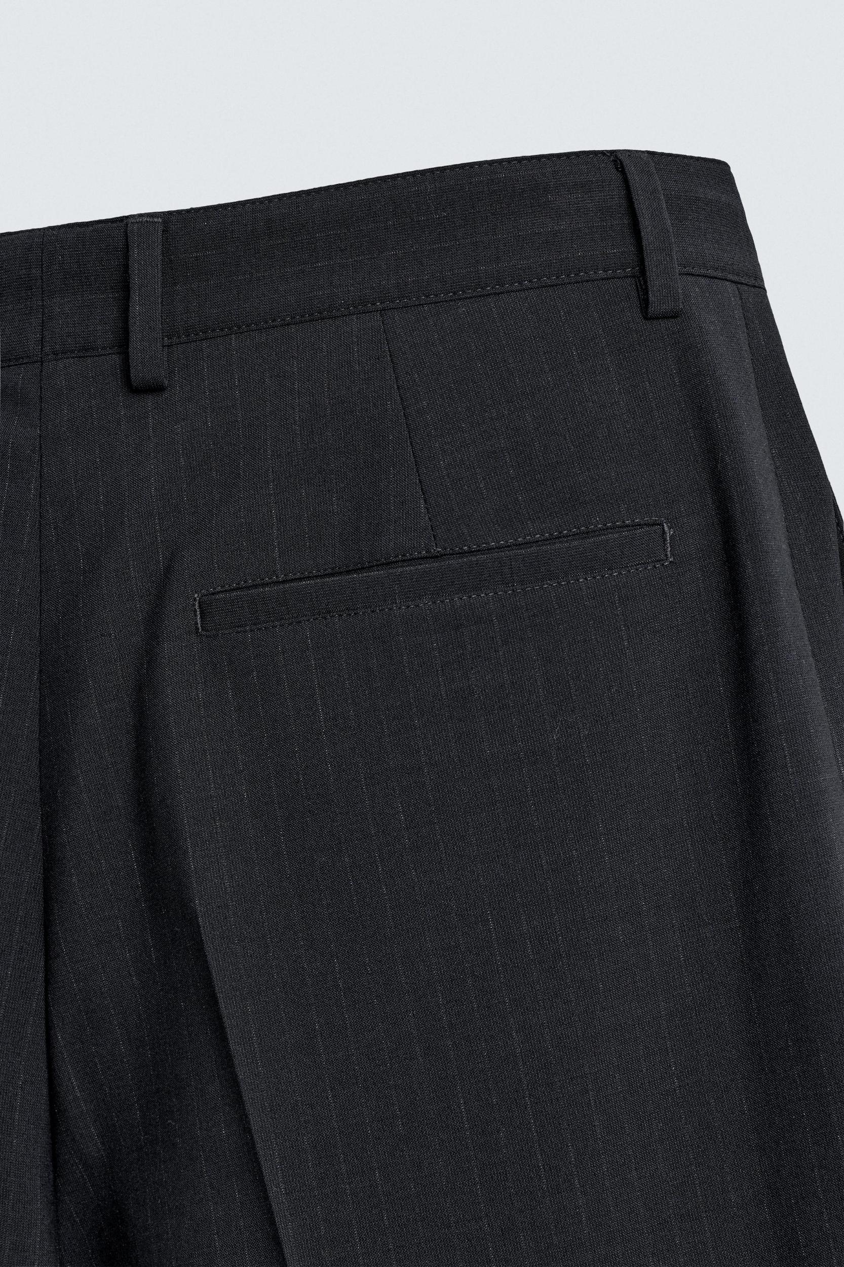 STRIPED SUIT PANTS Product Image