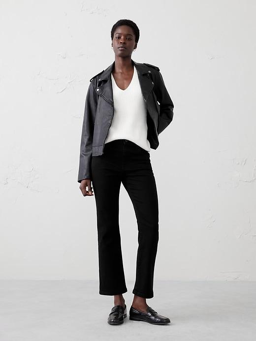 Kick Flare High-Rise Cropped Jean Product Image