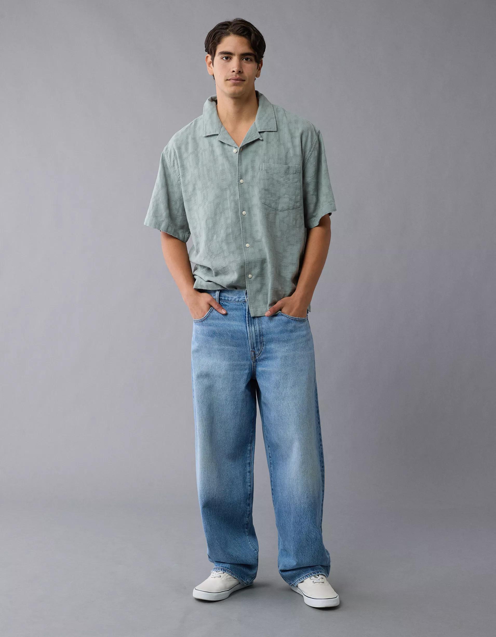 AE Poolside Button-Up Shirt Product Image