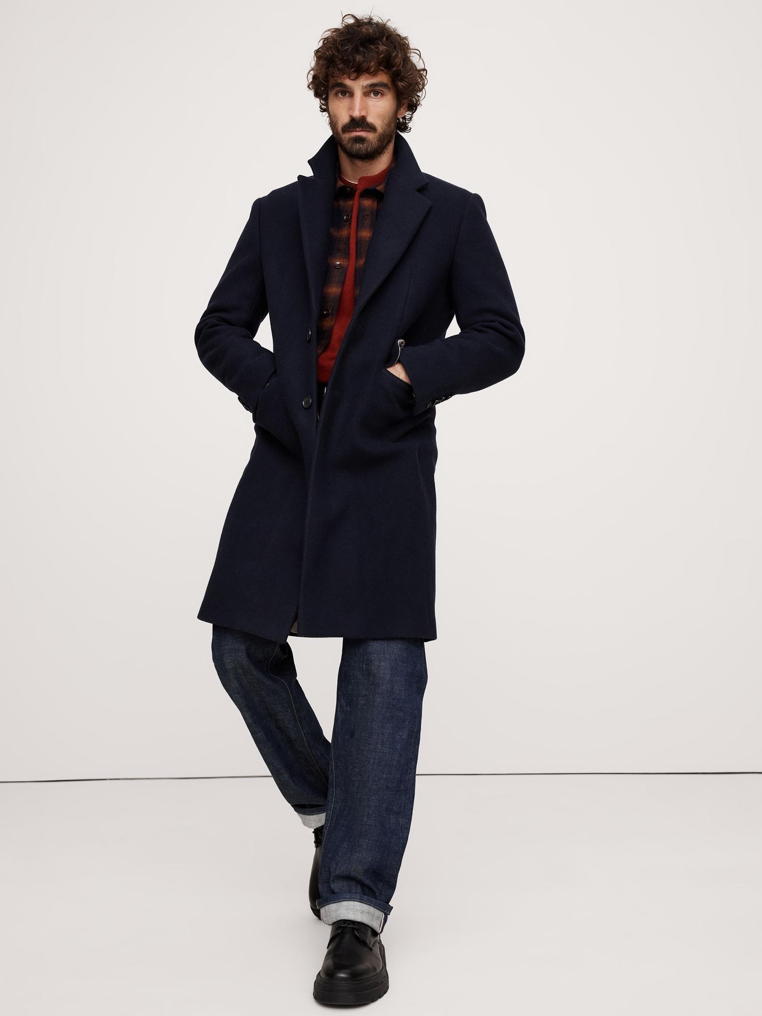 Italian Melton Topcoat Product Image