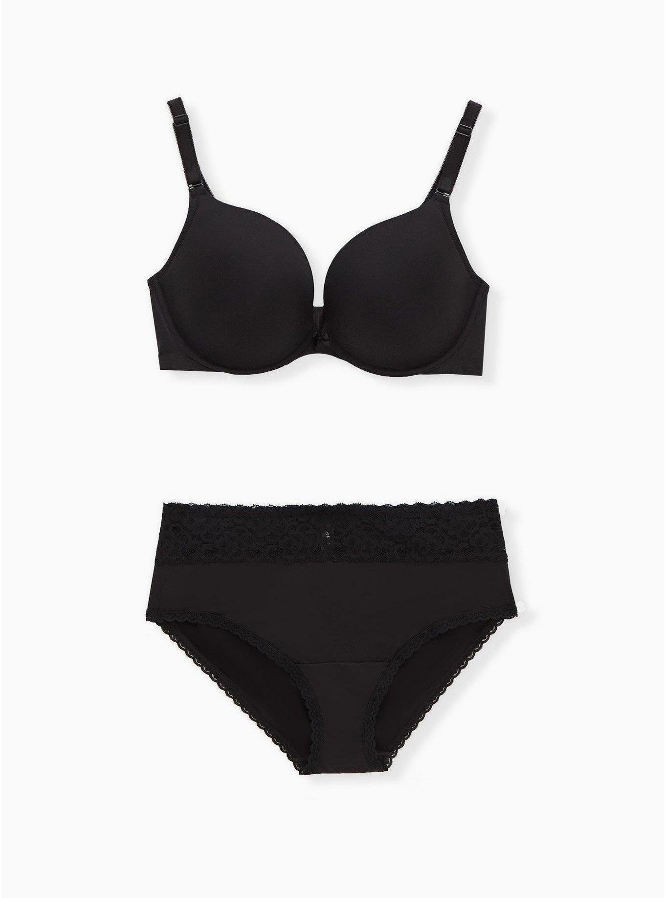 Second Skin Mid-Rise Lace Trim Hipster Panty Product Image