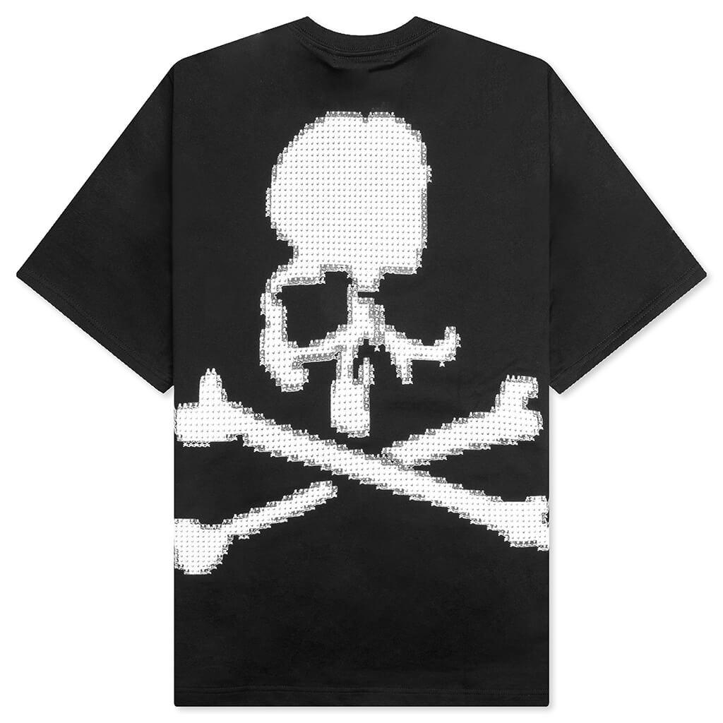Micro Skull Knit T-Shirt - Black Male Product Image