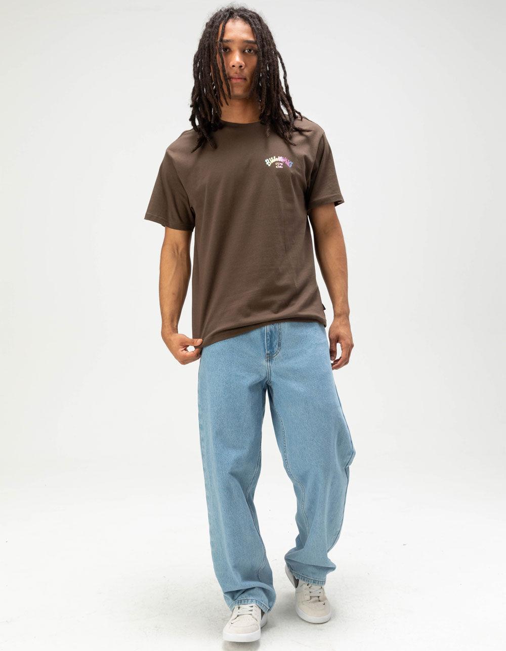 BILLABONG Fun Arch Mens Tee - DARK BROWN Product Image