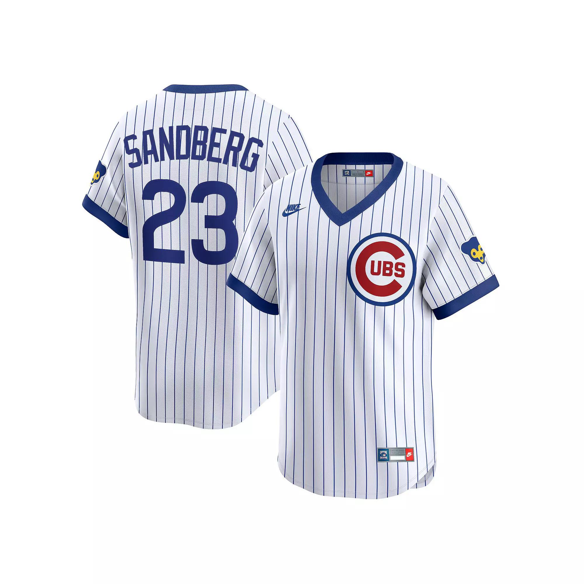 Ryne Sandberg Chicago Cubs Cooperstown Nike Men's Dri-FIT ADV MLB Limited Jersey Product Image