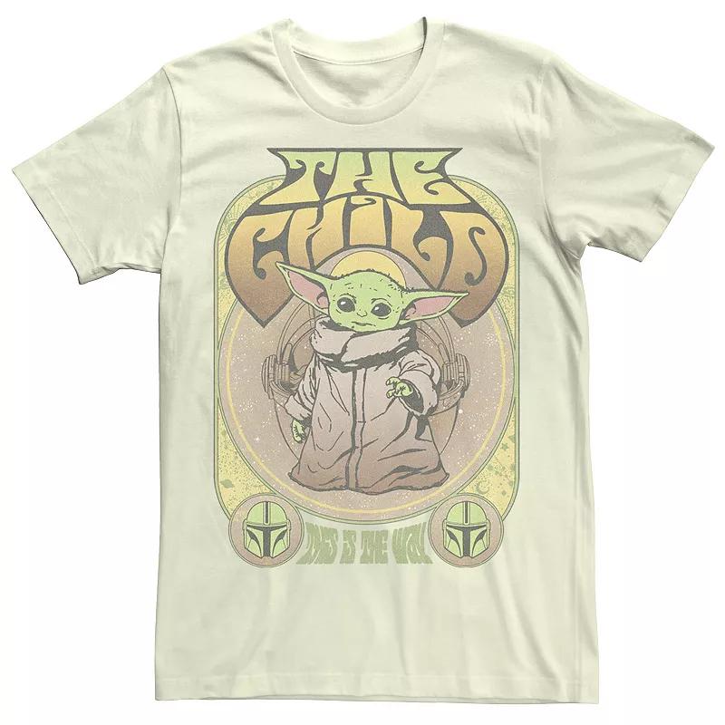 Men's Star Wars: The Mandalorian The Child This Is The Way Grogu Retro Tee,  Product Image