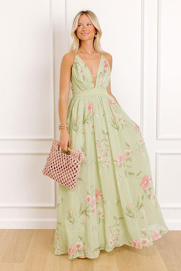 Sauvignon Sweet Floral Maxi Dress Product Image