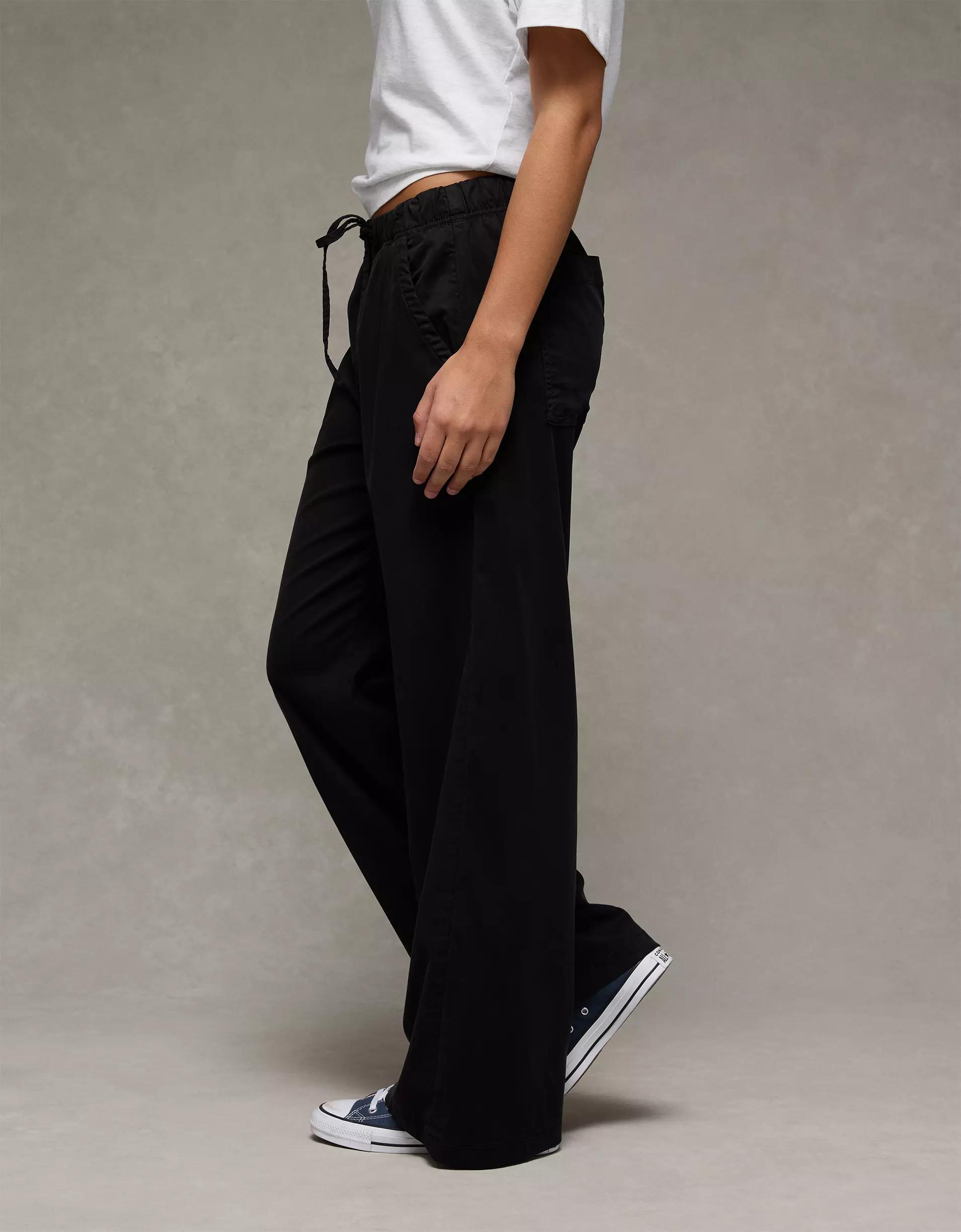 AE Mid-Rise Wide-Leg Pull-On Pant Product Image