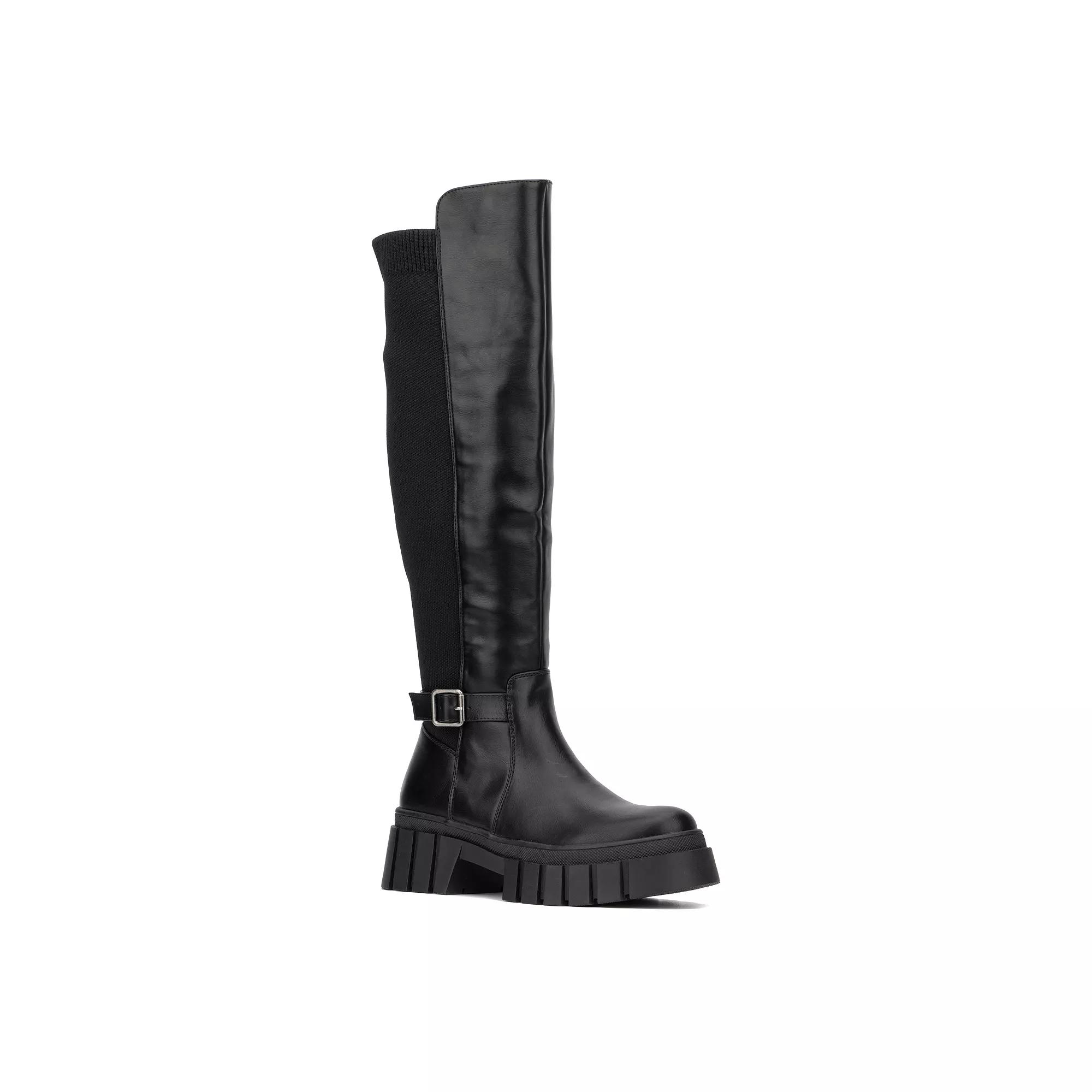 New York & Company Sara Women's Knee-High Boots, Size: 9, Black Product Image