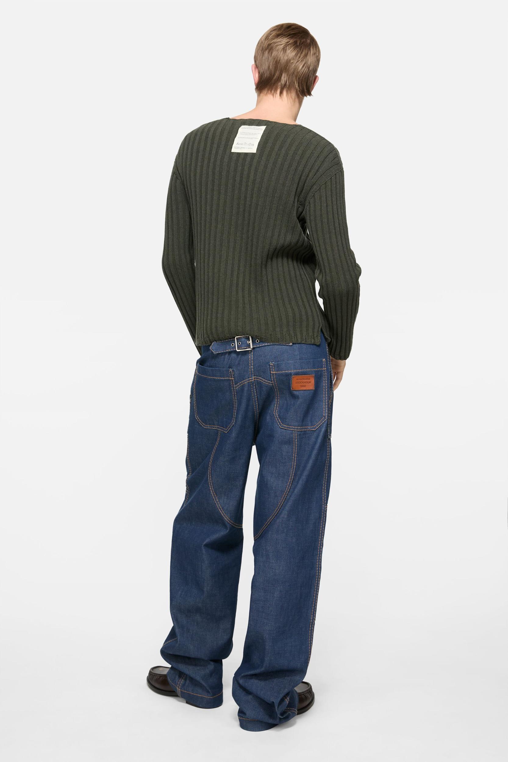 Ribbed crewneck knit Product Image