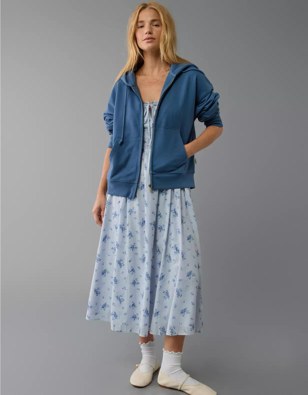 AE Fleece Zip-Up Hoodie Product Image