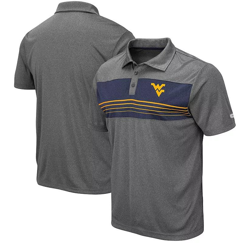 Men's Colosseum Heathered Charcoal Iowa State Cyclones Smithers Polo,  Product Image
