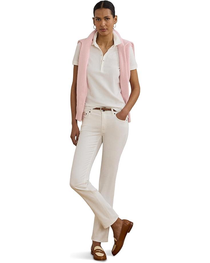 Cable-Knit Cotton Polo Sweater Product Image