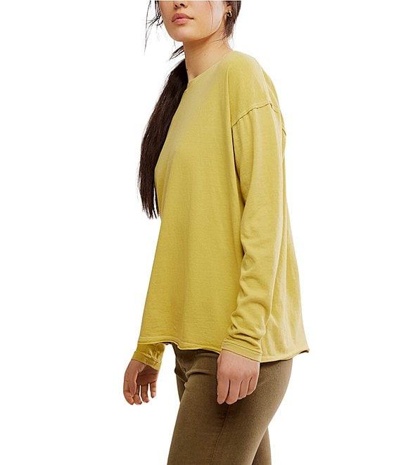 Free People Nina Crew Neck Long Sleeve Tee Product Image