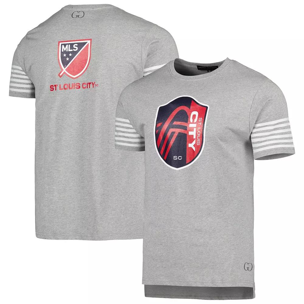 Men's Heather Gray St. Louis City SC T-Shirt, Size: Medium, Slc Grey Product Image