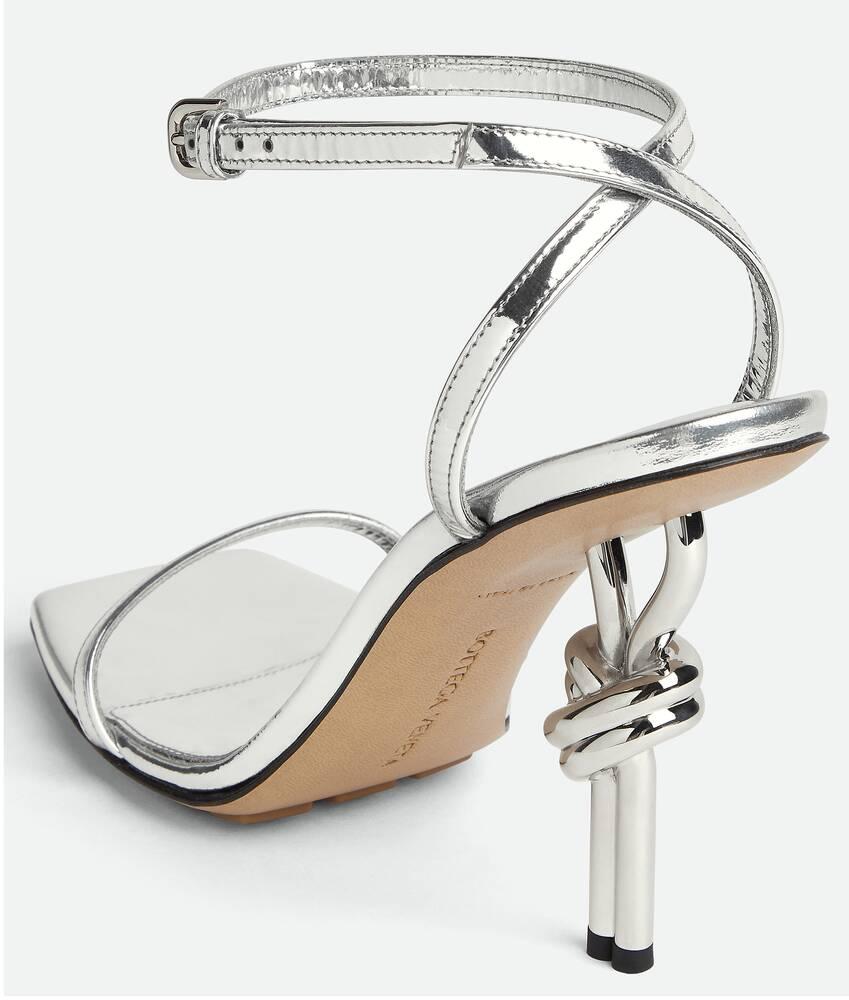 Women's Knot Sandal in Silver Product Image