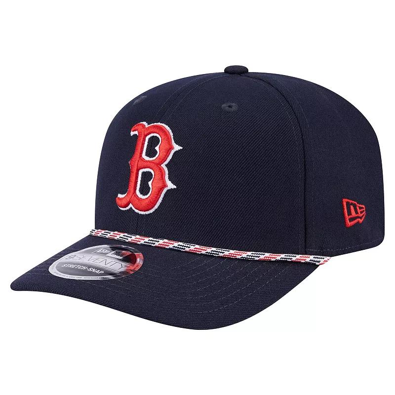 Men's New Era Navy Boston Red Sox Multi-Rope 9SEVENTY Stretch-Snap Hat, Blue Product Image