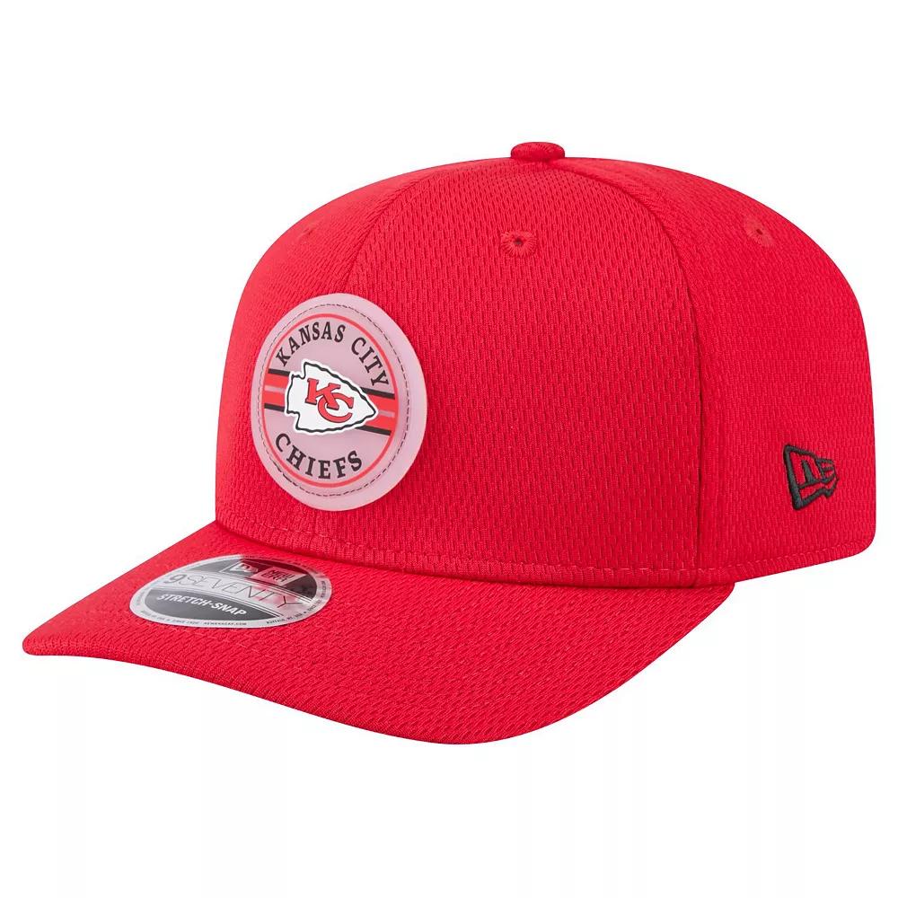 Men's New Era Red Kansas City Chiefs Adventure Patched 9SEVENTY Stretch-Snap Adjustable Hat Product Image