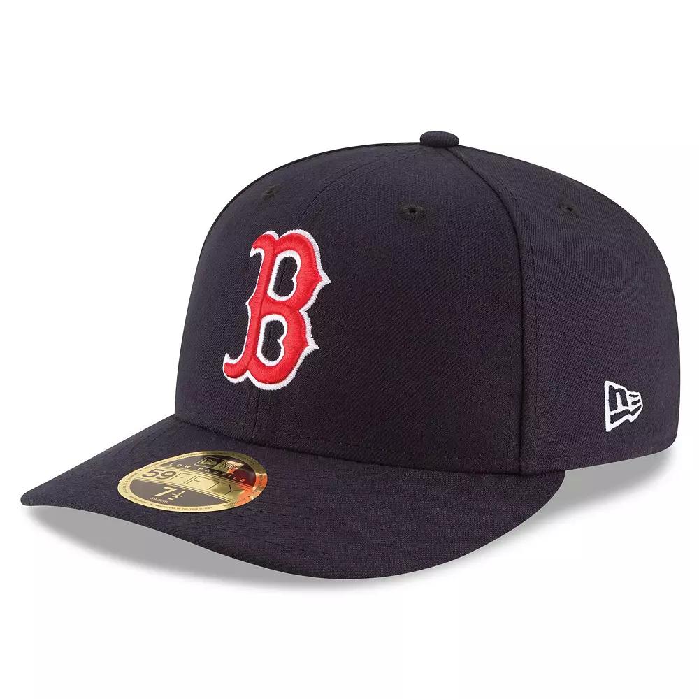 Men's New Era Navy Boston Red Sox Authentic Collection On Field Low Profile Game 59FIFTY Fitted Hat,  Product Image