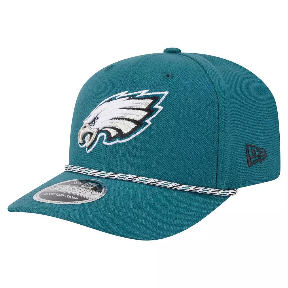 Men's New Era Midnight Green Philadelphia Eagles Gameday Multi Rope 9SEVENTY Stretch-Snap Hat Product Image