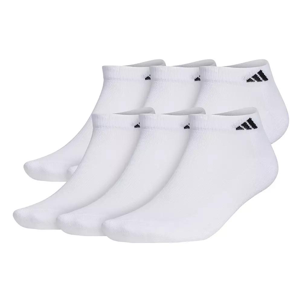 Men's adidas 6-pack Athletic Cushioned Low-Cut Socks, Adult Unisex,  Product Image