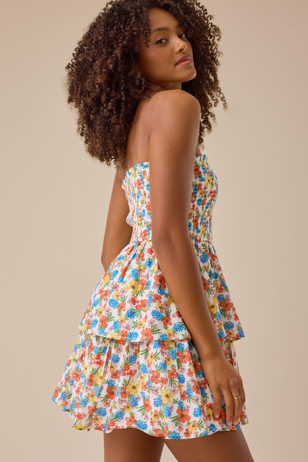 Devin Strapless Mini Dress Product Image