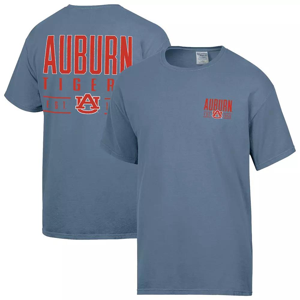 Men's ComfortWash Blue Auburn Tigers Big Name T-Shirt,  Product Image