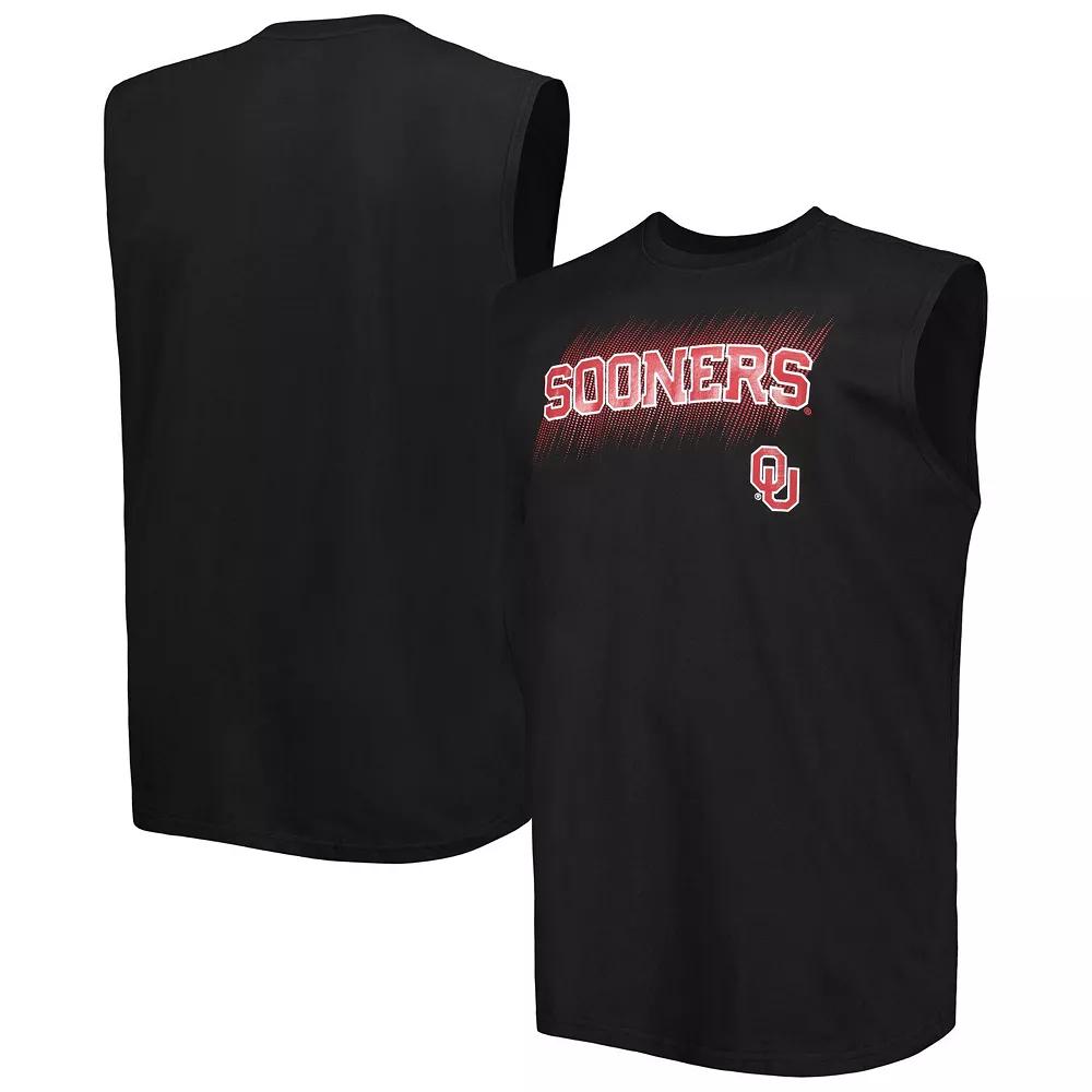 Men's Black Oklahoma Sooners Big & Tall Tank Top, Size: XLT Product Image
