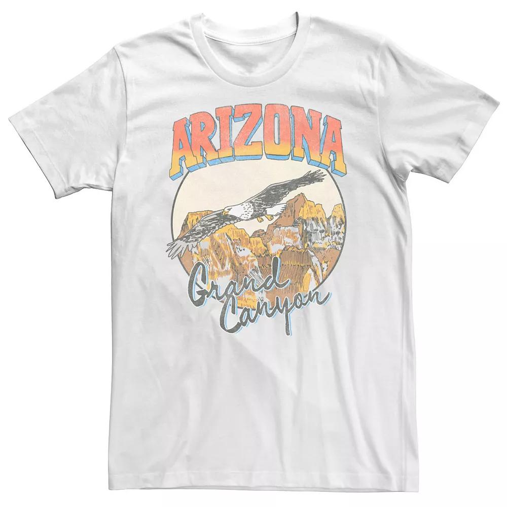 Big & Tall Eagle Flying Grand Canyon Arizona Circle Graphic Tee, Men's,  Product Image