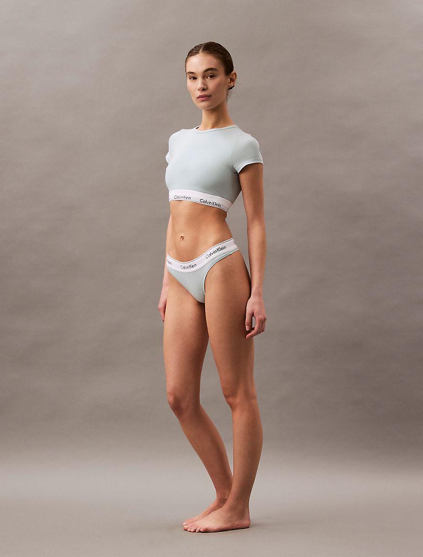 Icon Cotton Modal T-Shirt Bralette Product Image