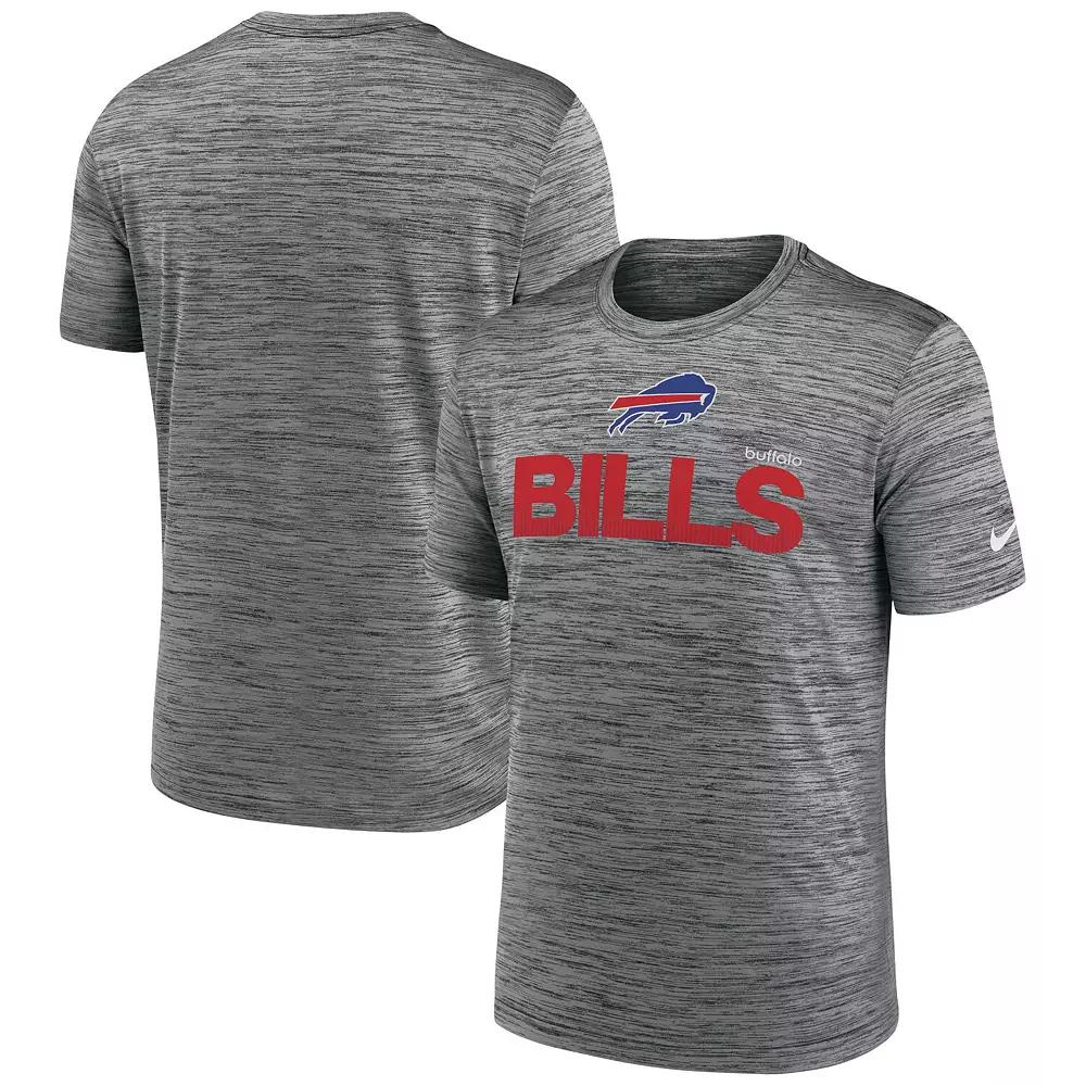 Men's Nike Anthracite Buffalo Bills Blitz Velocity Modern Performance T-Shirt,  Product Image