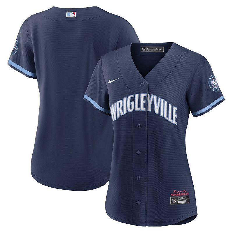 Women's Nike Navy Cleveland Guardians Alternate Official Replica Jersey,  Product Image